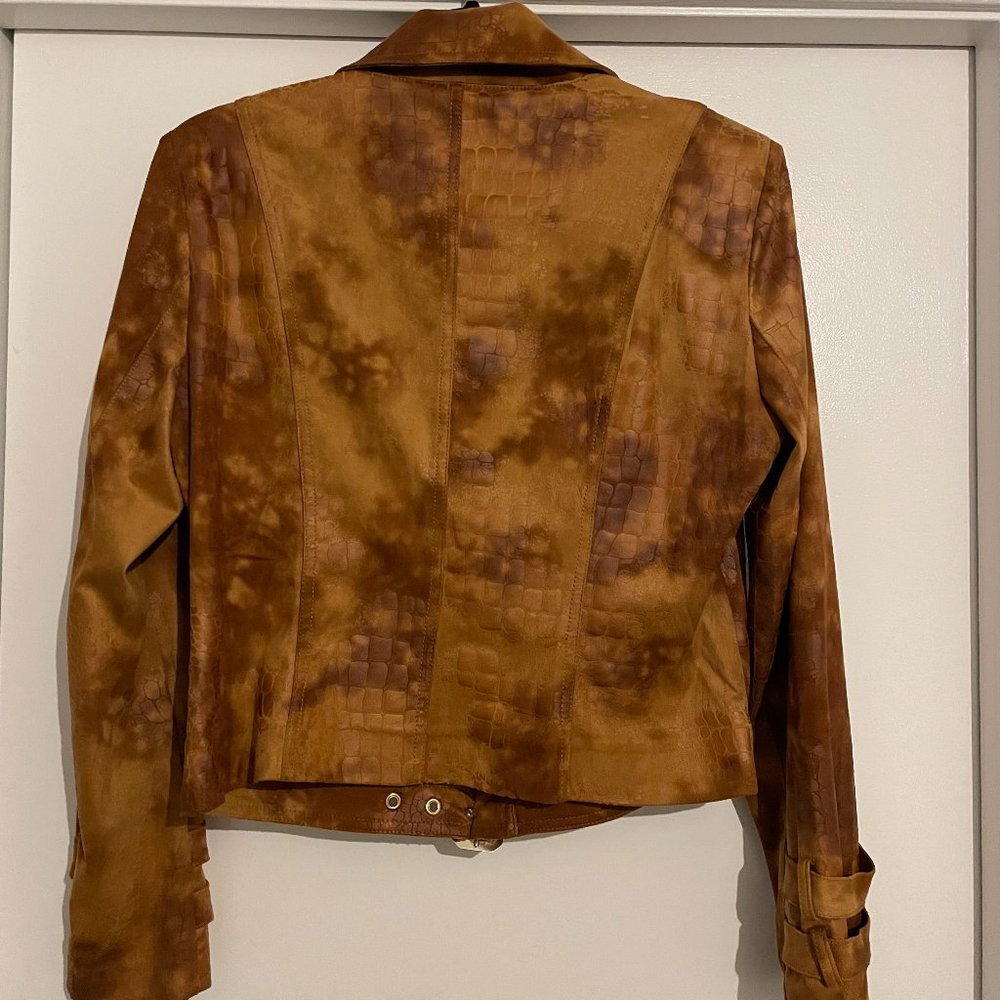 Brown Faux Suede Jacket